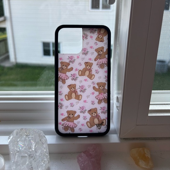 Used- good as new ballet bear wildflower phone case🌸 - Picture 2 of 4